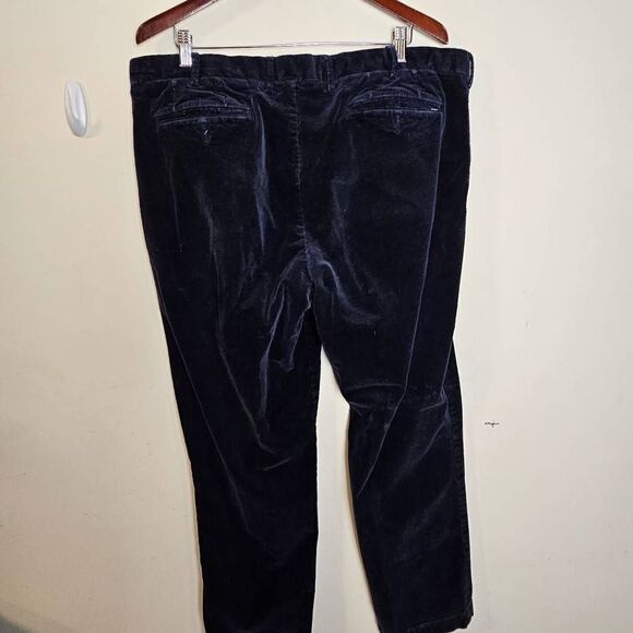 Polo Ralph Lauren Corduroy Navy Stretch Classic Fit Straight Pants 40/32 - Picture 2 of 6
